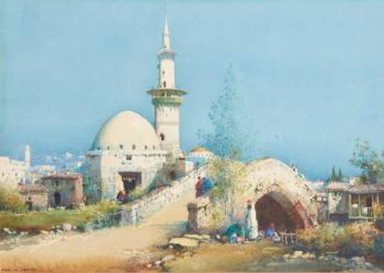 Mosquée Près D'un Pont by Noel Harry Leaver