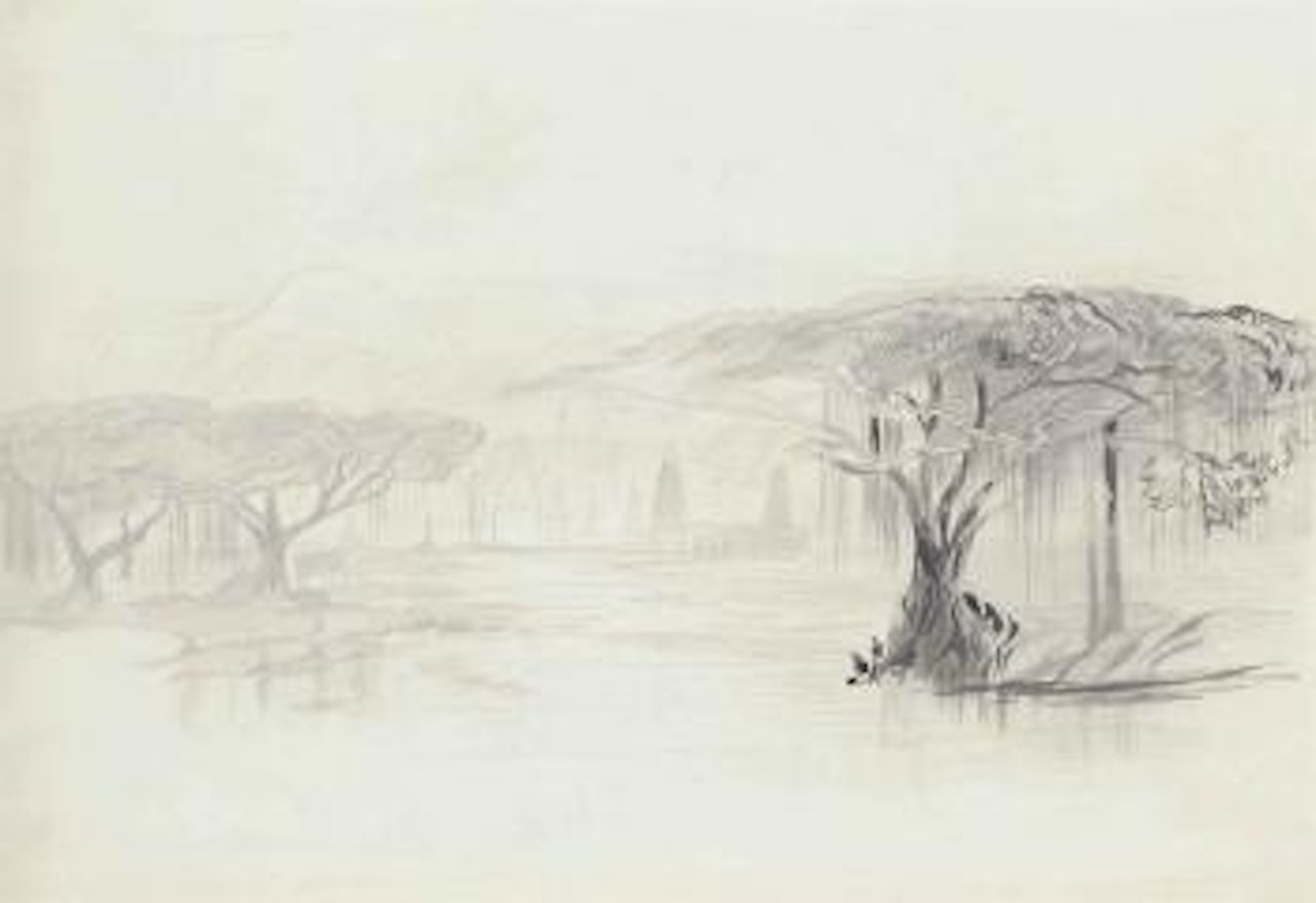 Waiee, Bombay Presidency, India by Edward Lear
