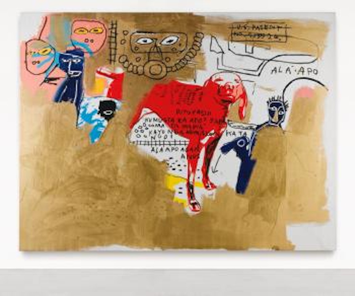 Dog by Jean-Michel Basquiat by Andy Warhol