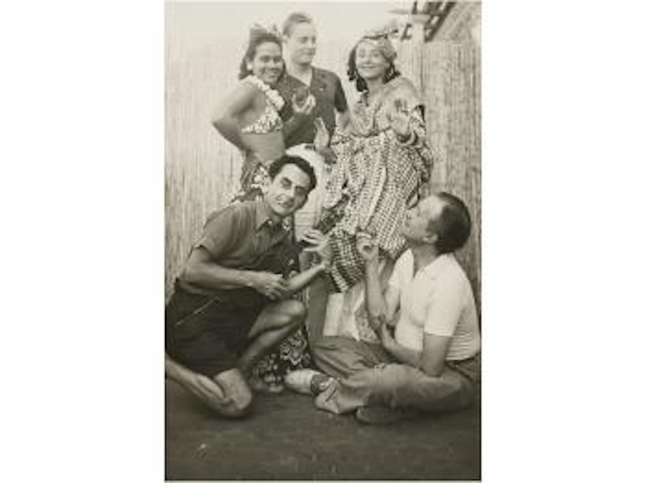 Man Ray y Ady en una fiesta antillana, Antibes by Man Ray
