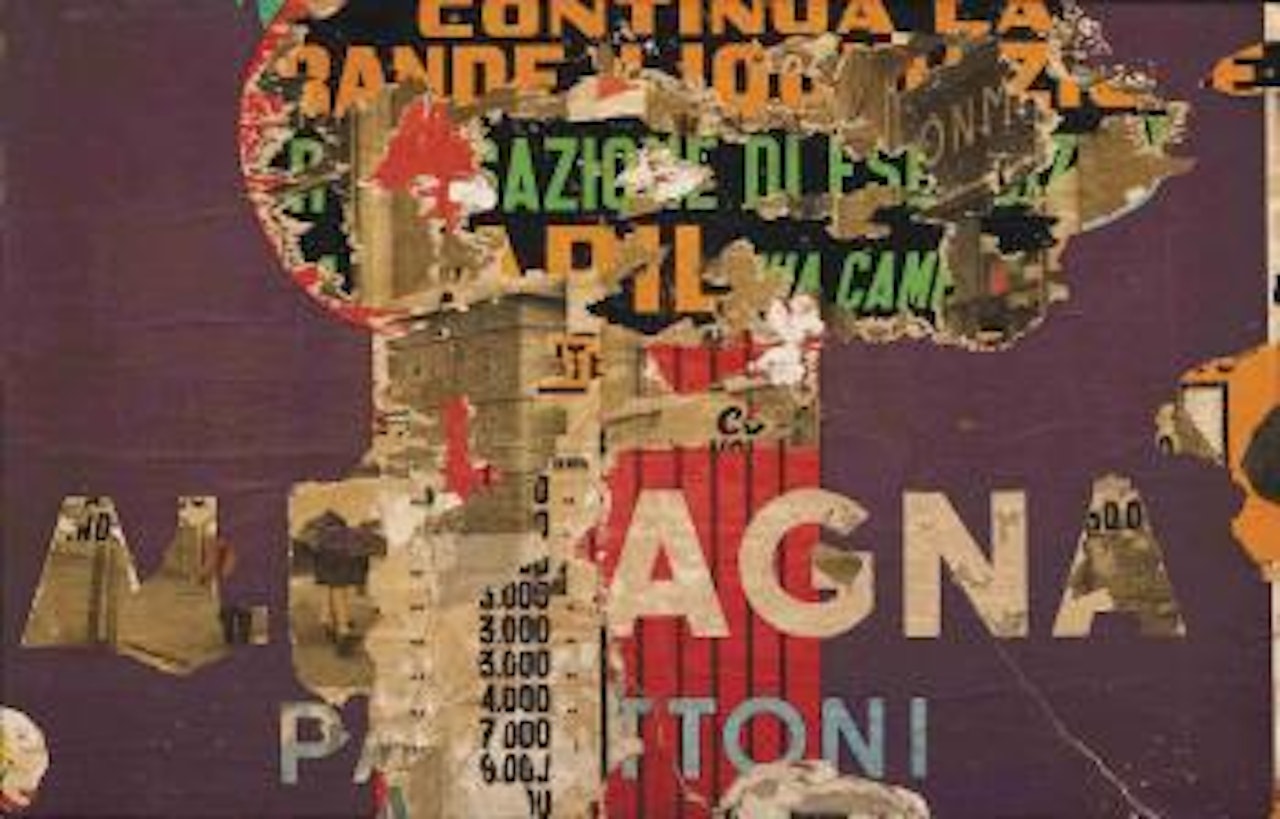 La vendita continua (The Sale Continues) by Mimmo Rotella