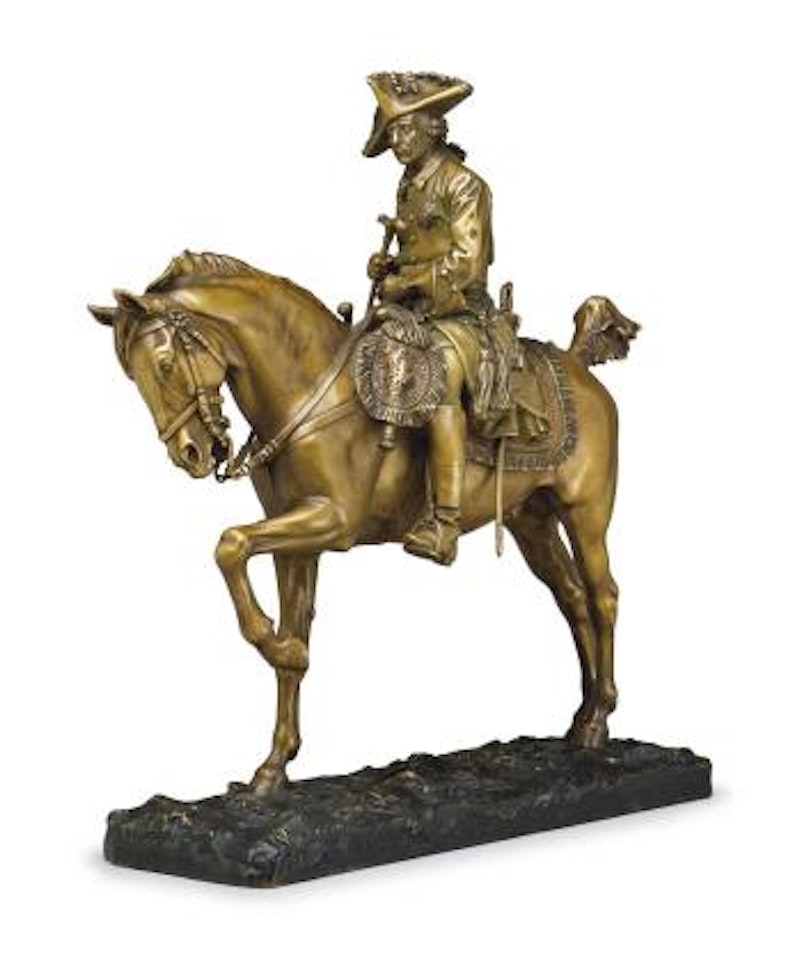 Figure Of Frederick The Great On Horseback by Jean Léon Gérome