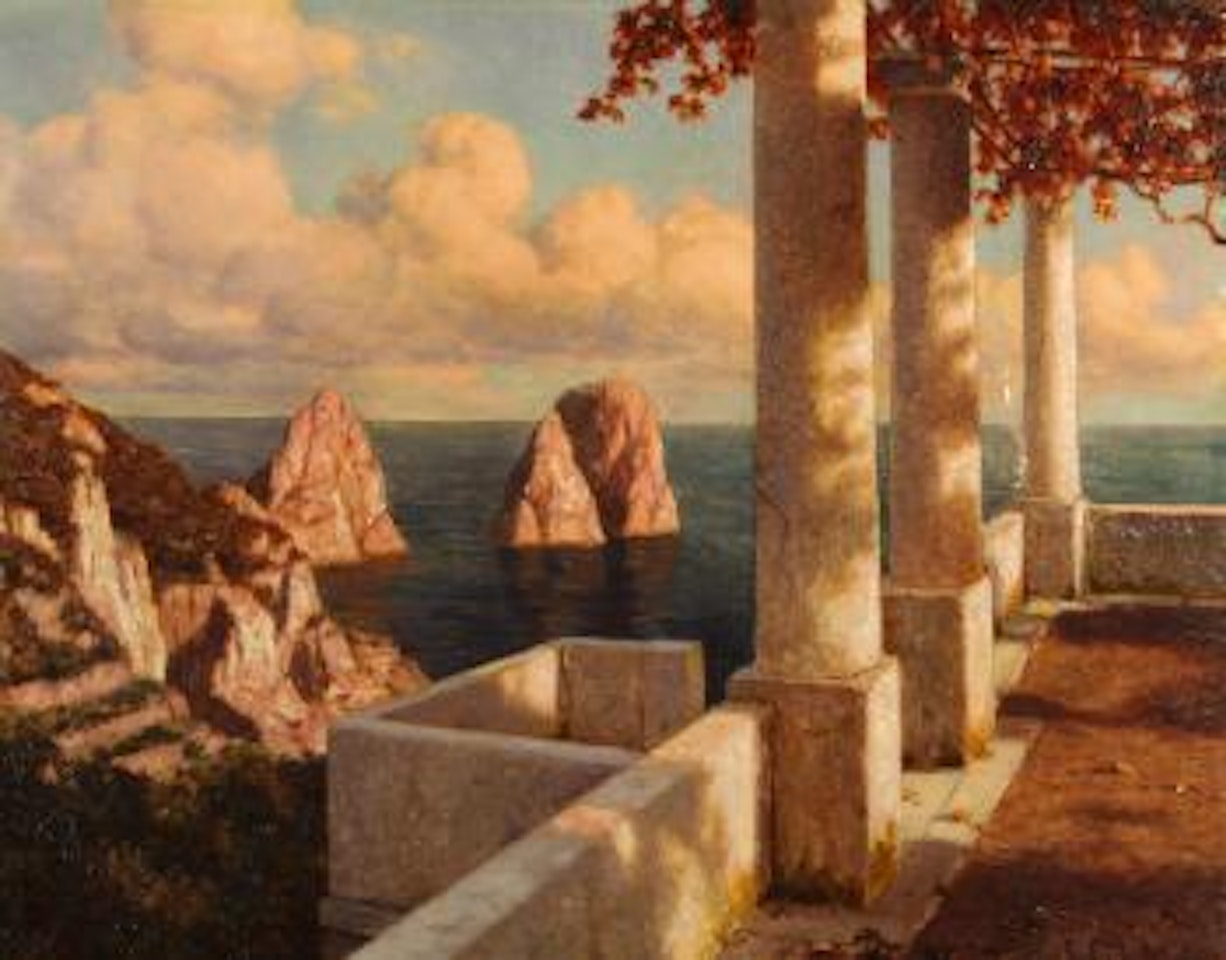 The Faraglioni Rocks, Capri by Ivan Fedorovich Choultse