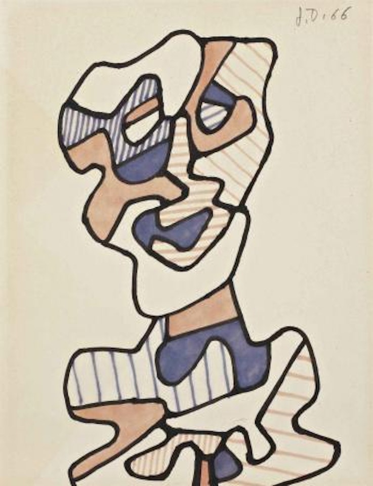 Personnage (buste) by Jean Dubuffet