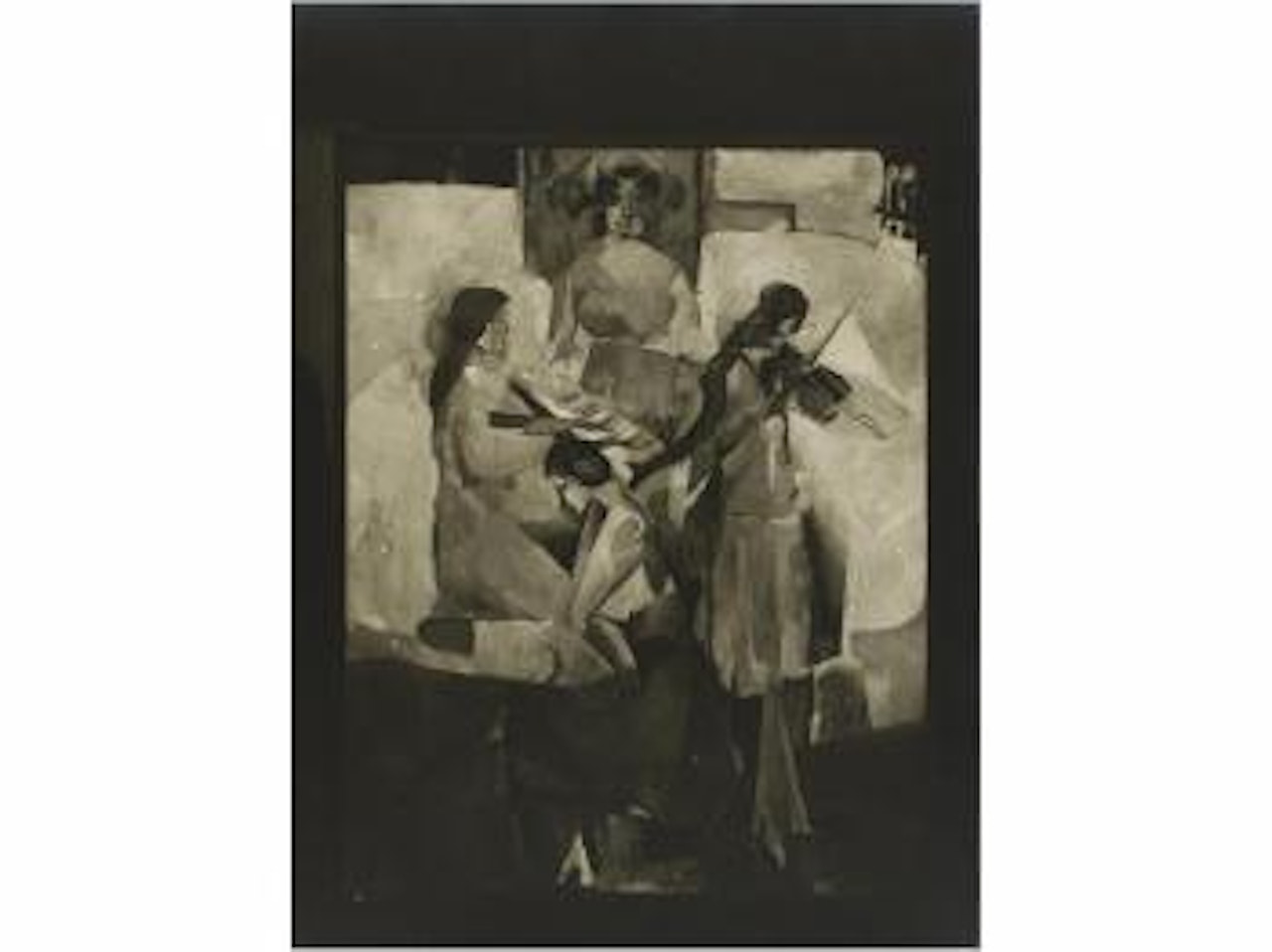 Fotografía de la obra de Marcel Duchamp Sonata by Man Ray