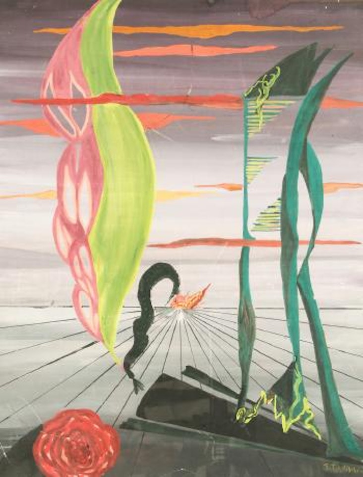 Surrealist Landscape by Pavel Tchelitchew