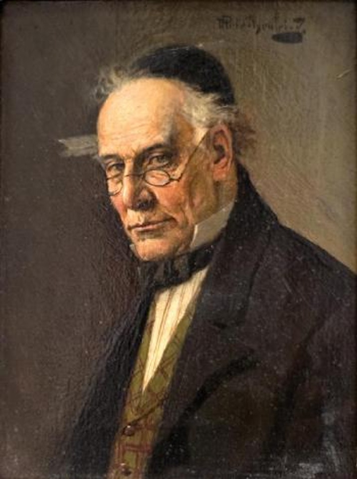 Portrait of a man by Alois Heinrich Priechenfried