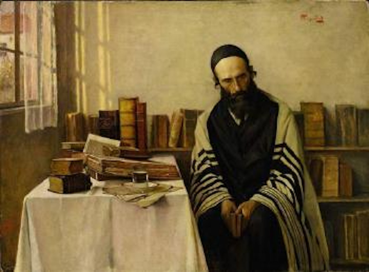 A scholar in his study by Alois Heinrich Priechenfried