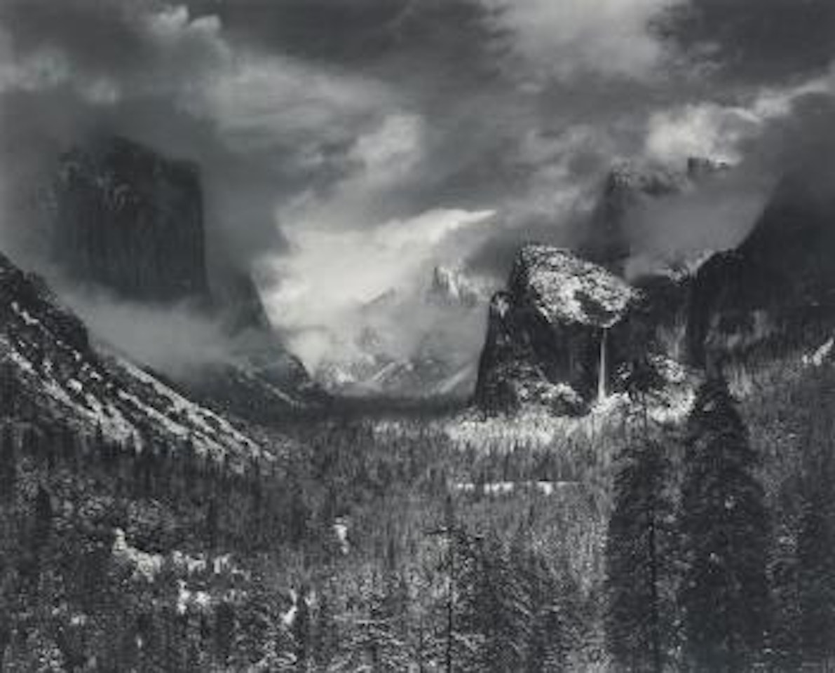 Clearing Winter Storm, Yosemite National Park, Cal. by Ansel Adams