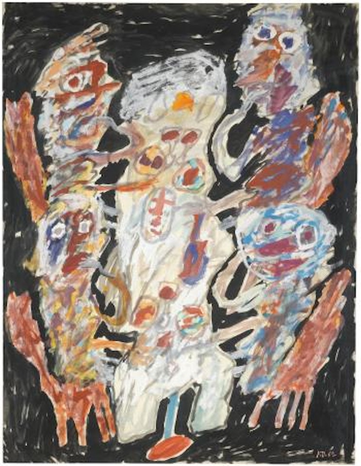 Repas Ã  Quatre VII by Jean Dubuffet