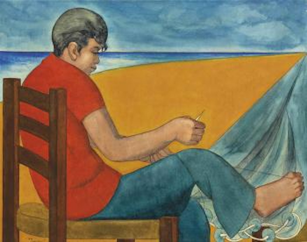 Murammem Al Shibaak Al Saghir (The Young Net Restorer) by Louai Kayali