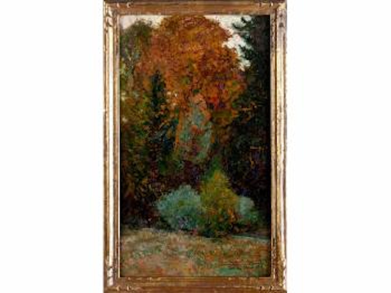 Le parc en automne by Victor Charreton