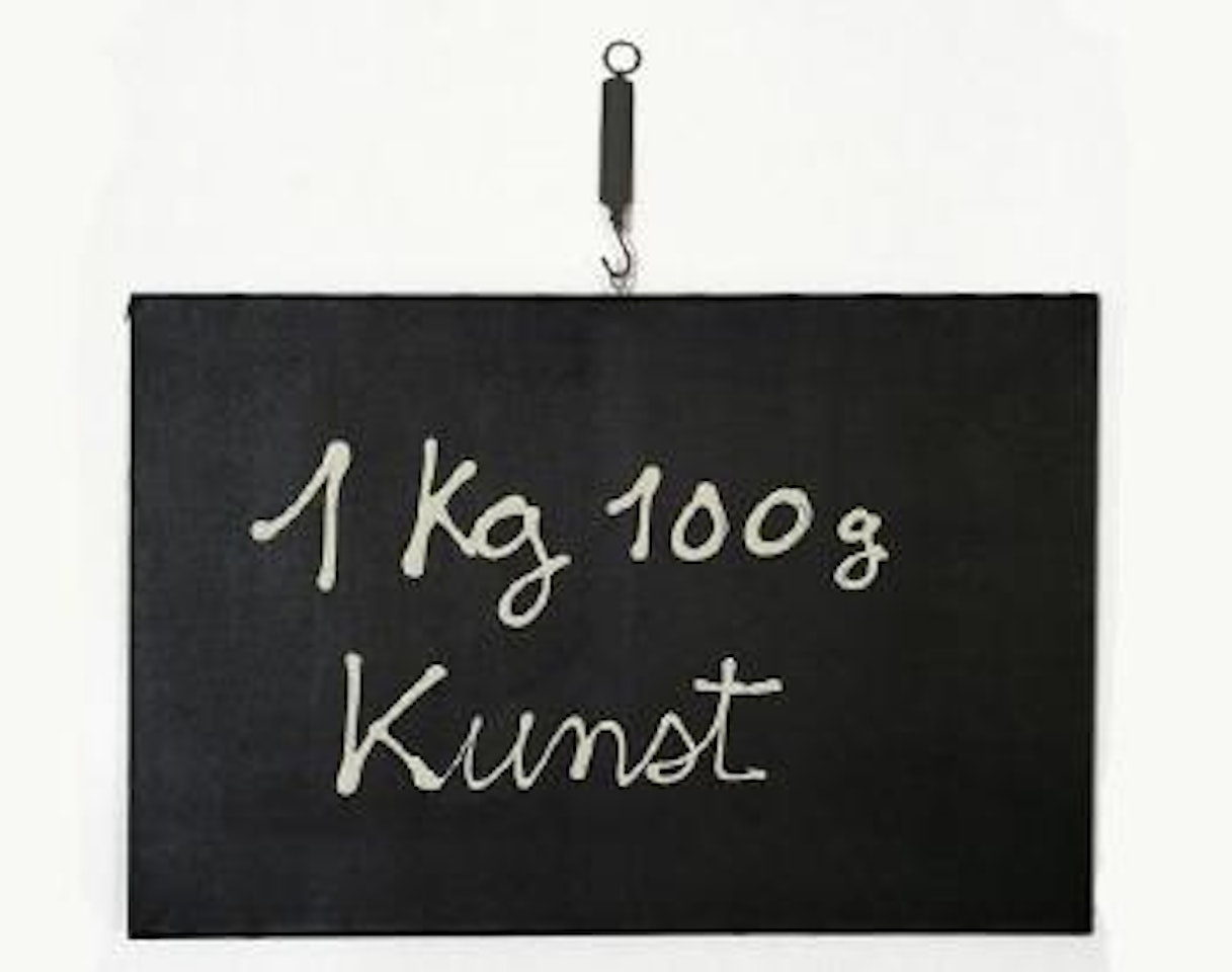 1 Kg 100g kunst by Ben Vautier