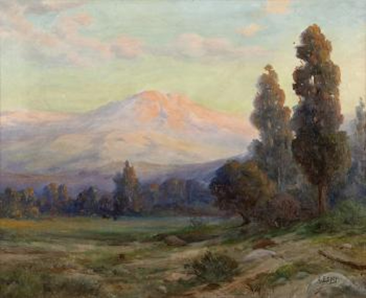 California mountain landscape at sunset by Angel Espoy