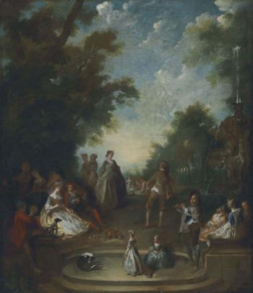A fête champêtre by Nicolas Lancret