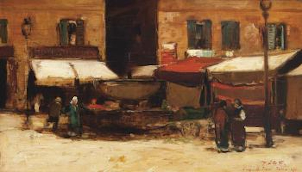 Campo de Fiori, Rome by François Gall