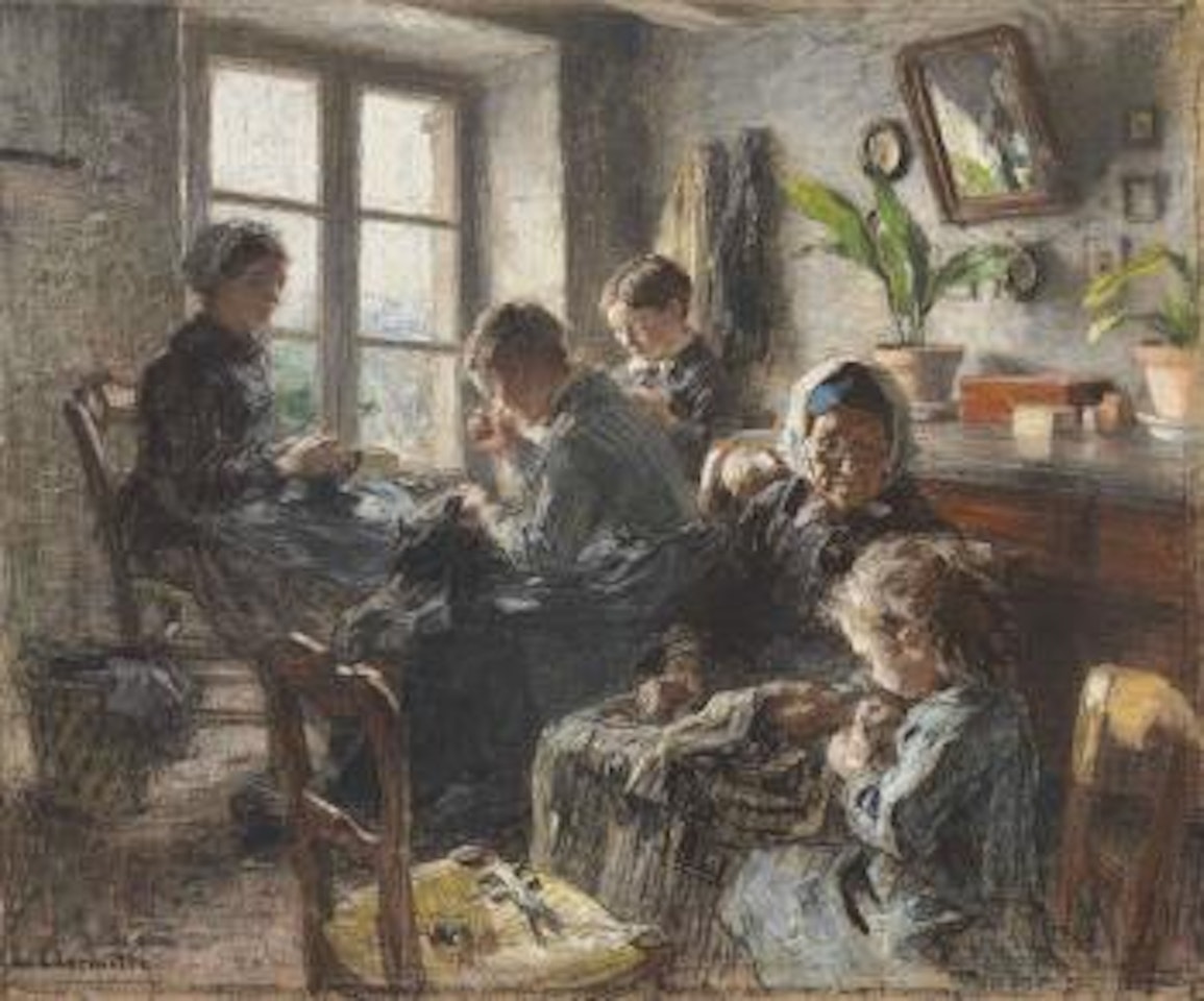 Les couturières by Léon Augustin Lhermitte