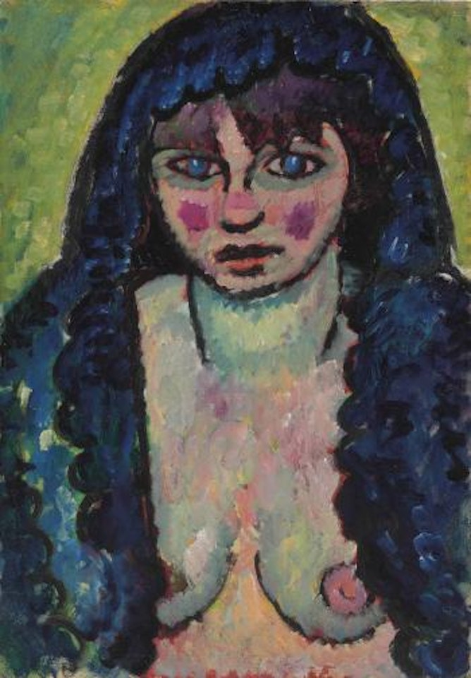 Frauenbildnis by Alexej von Jawlensky