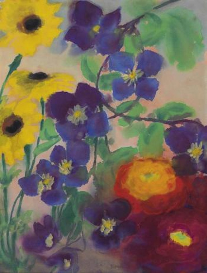 Blumen by Emil Nolde