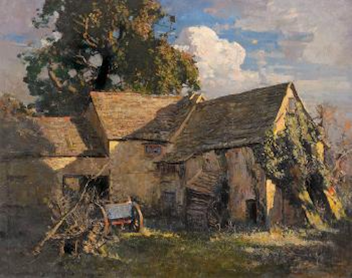 Everetts old mill, Corfe by Arthur Ernest Streeton