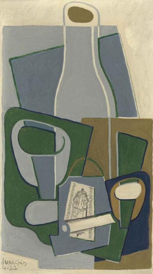 Pipe et paquet de tabac by Juan Gris