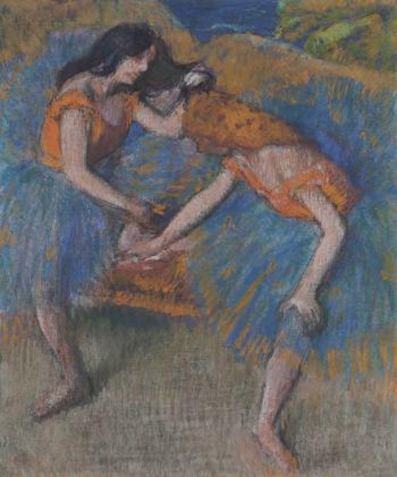 Deux danseuses aux corsages jaunes by Edgar Degas