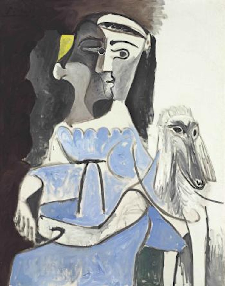 Femme au chien by Pablo Picasso