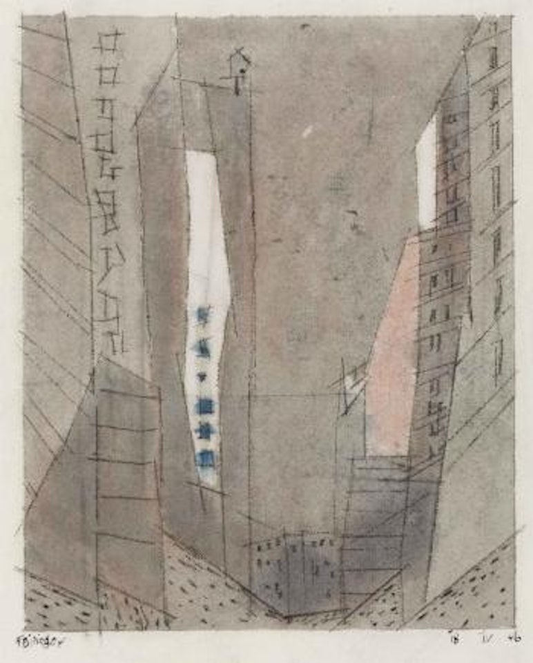 Manhattan by Lyonel Feininger