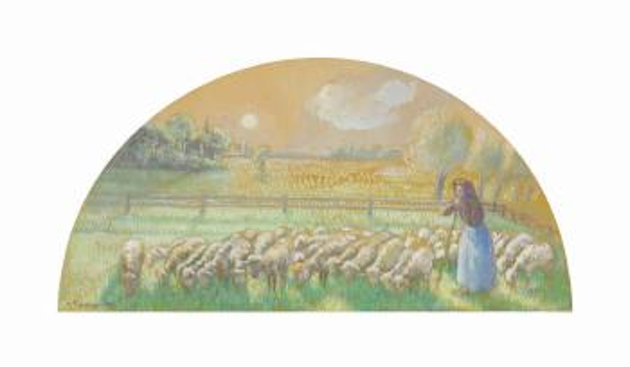 Gardeuse de moutons by Camille Pissarro