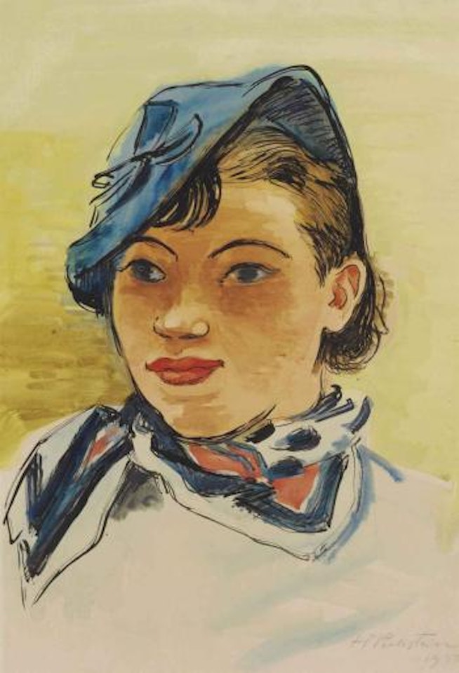 Mädchenbildnis by Max Pechstein