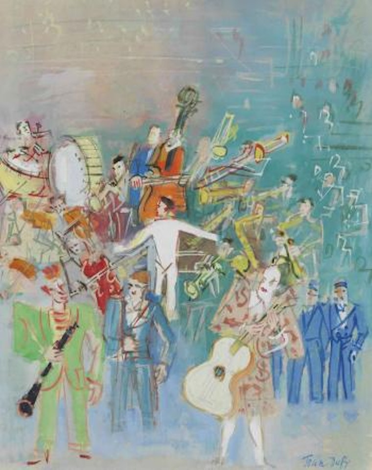 Clowns musiciens by Jean Dufy