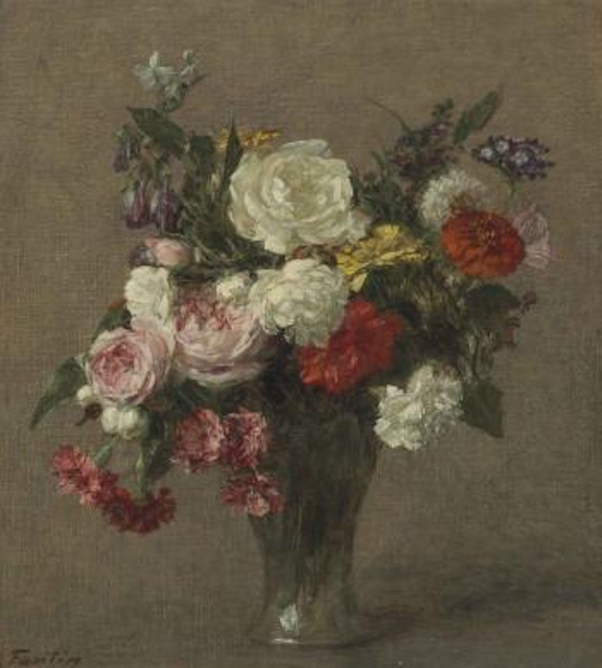 Bouquet de fleurs by Henri Fantin-Latour