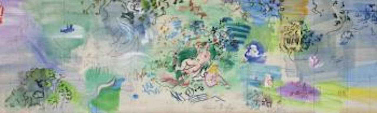 Projet pour "Le bar du Palais de Chaillot" by Raoul Dufy