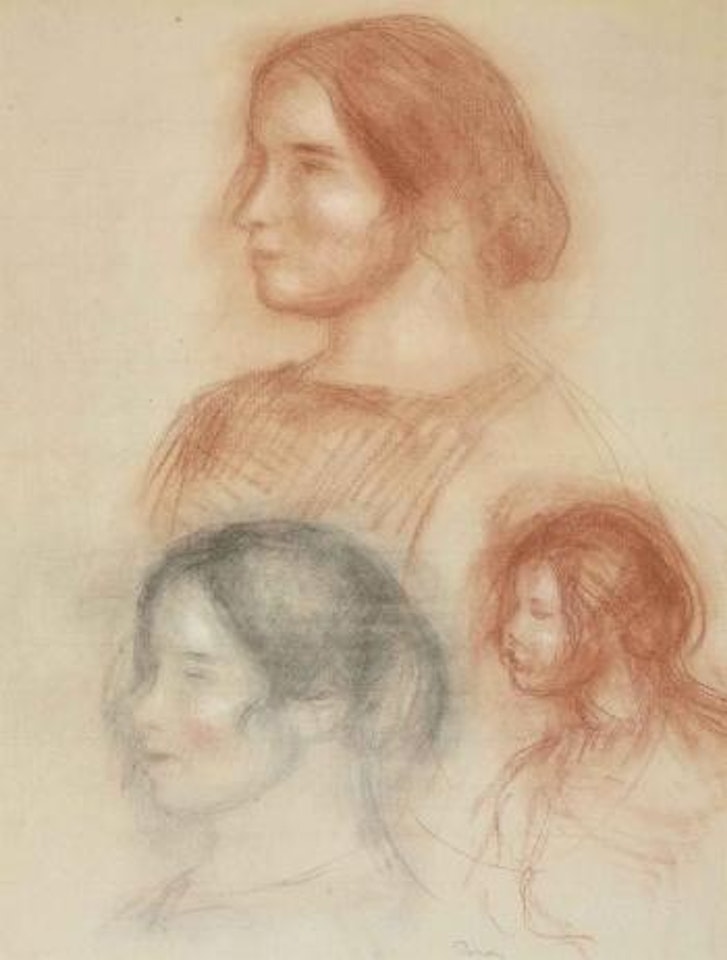 Etudes de tête (Gabrielle) by Pierre-Auguste Renoir