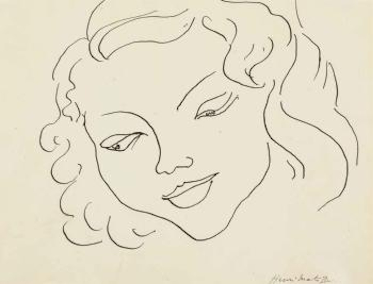Tête de femme by Henri Matisse