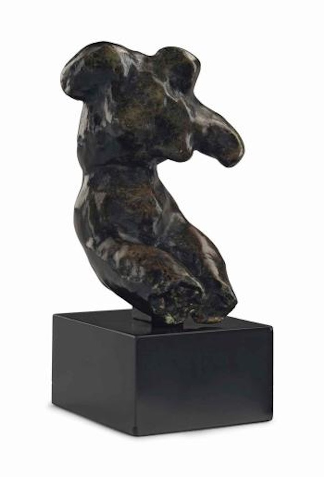 Torse Féminin Assis, Petit Modèle Dit Aussi "Torse Assis Type B" by Auguste Rodin