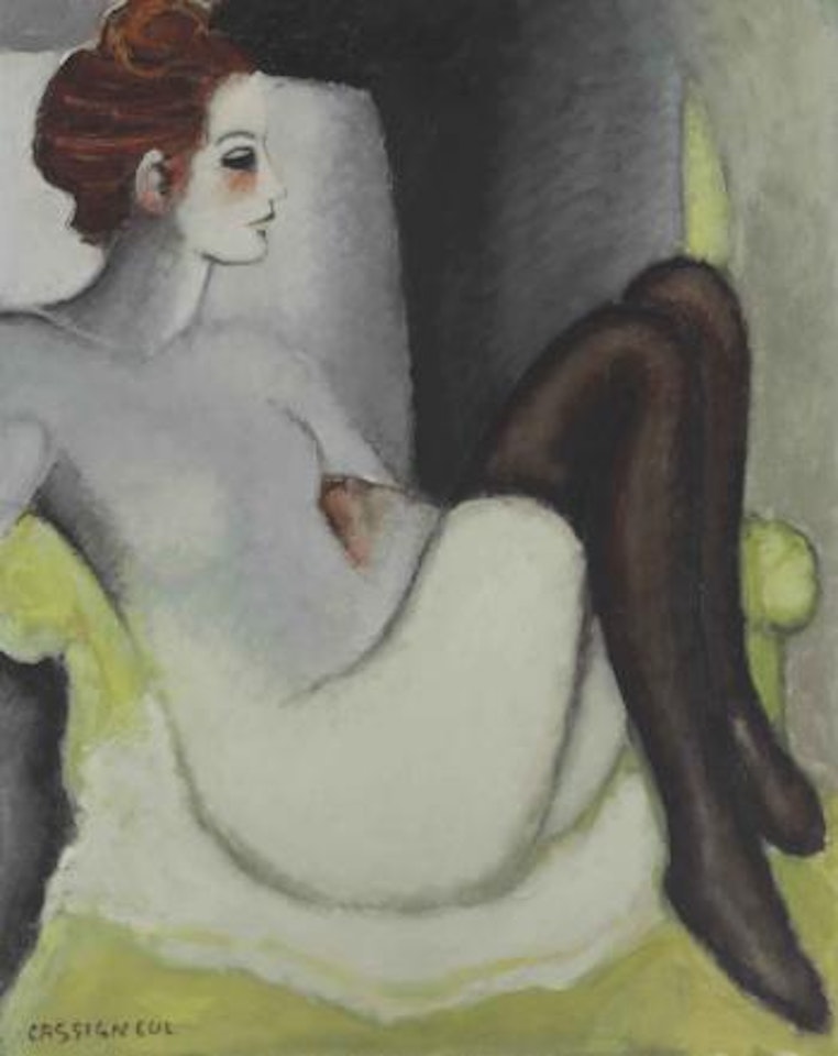 Nu assis by Jean-Pierre Cassigneul