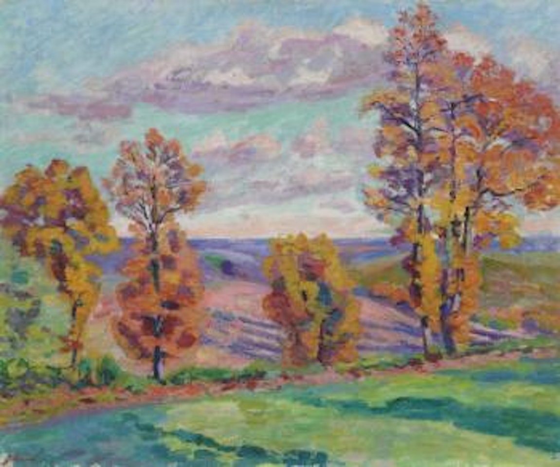 Paysage d'automne, Agay by Armand Guillaumin