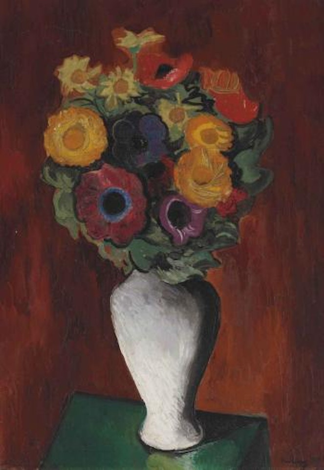Vase de fleurs by Moïse Kisling