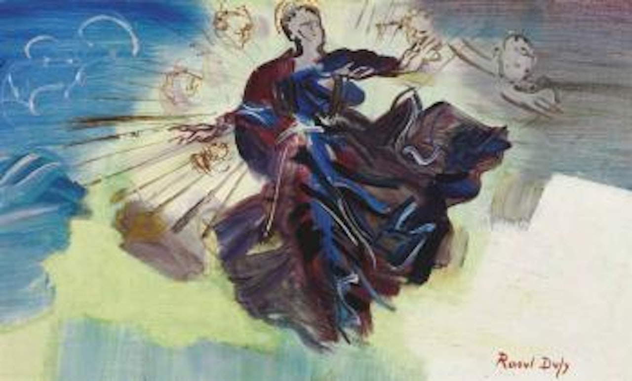 Allégorie avec les anges by Raoul Dufy