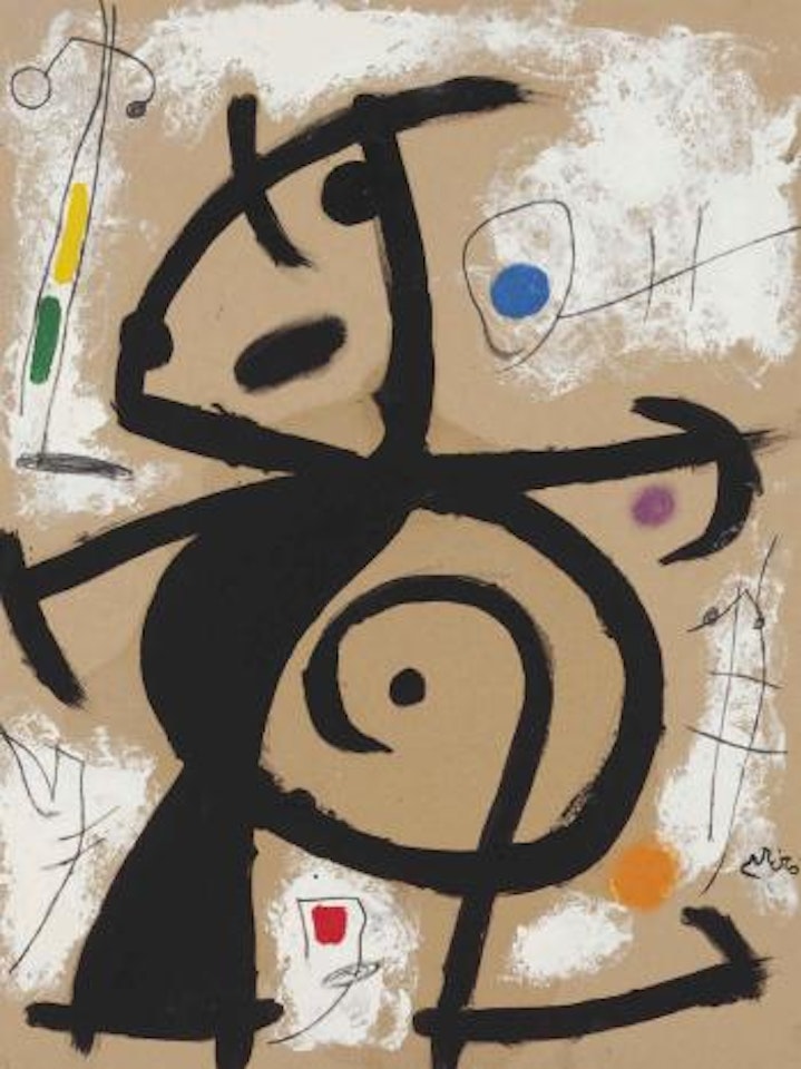Femme oiseaux by Joan Miró