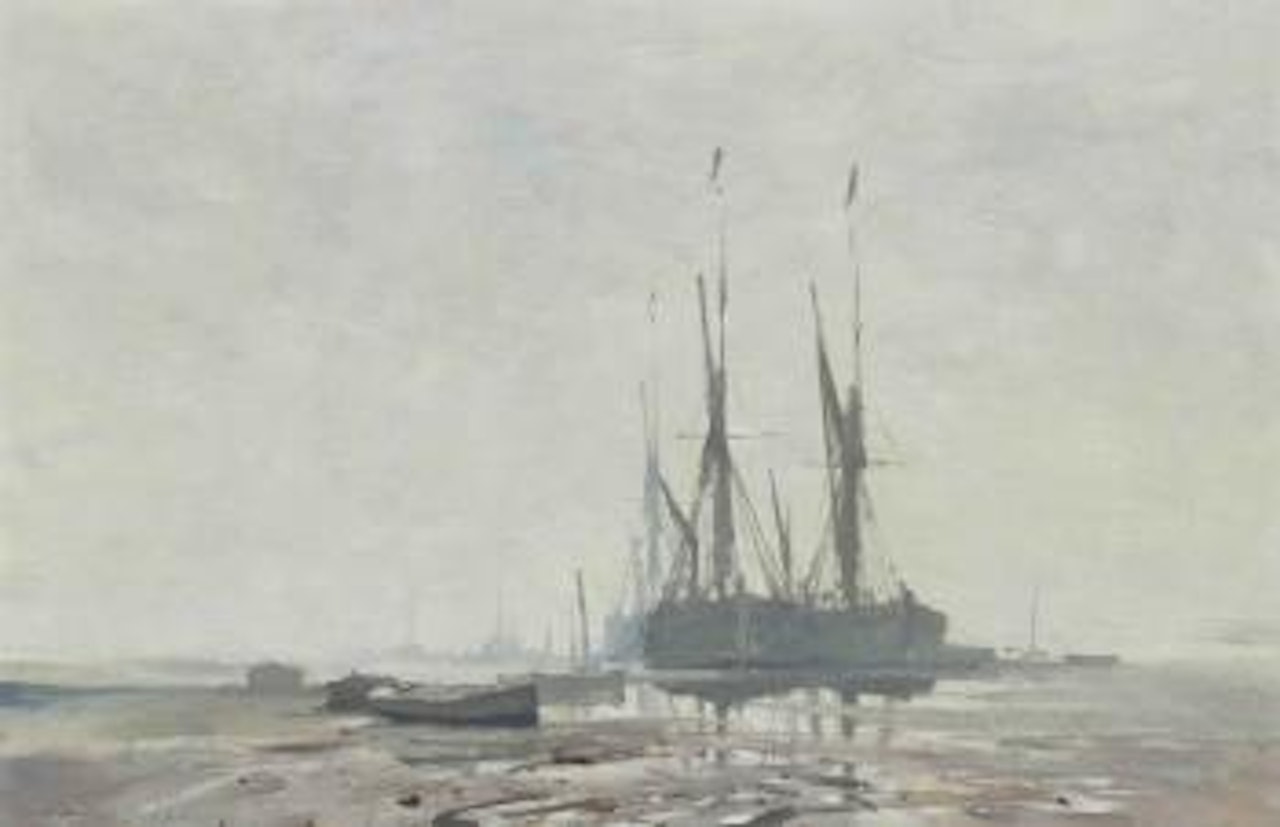 December morning, Pin Mill by Edward Seago