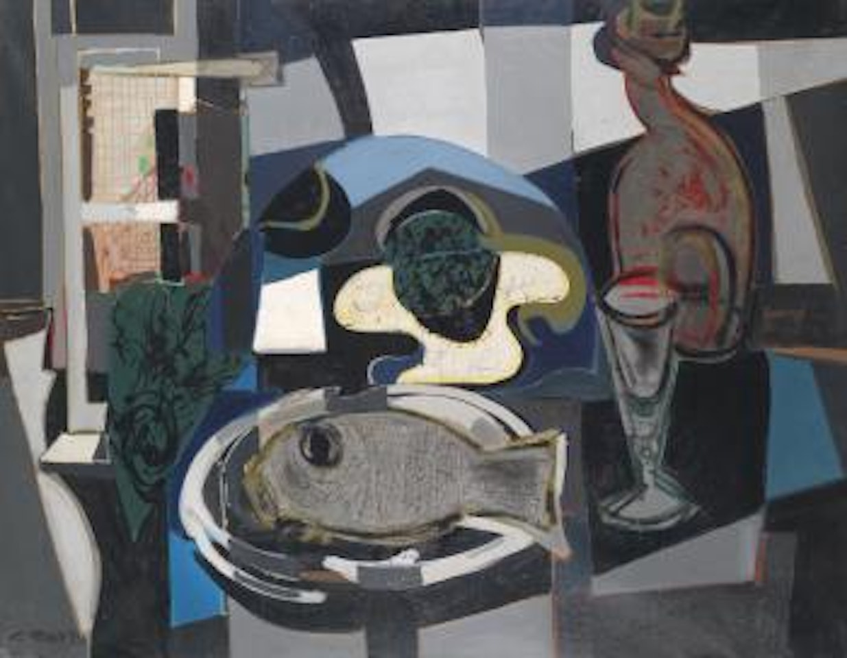 Le plat de poisson by Claude Venard