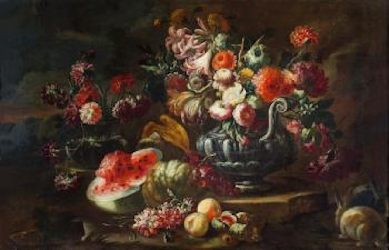 Natura morta [Still life] by Roman School