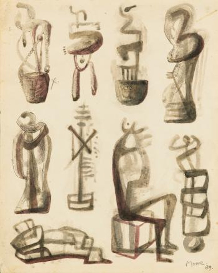 Ideas For Sculpture by Henry Moore