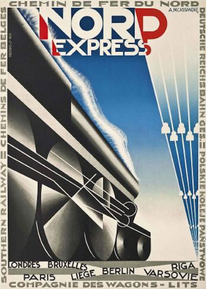 Nord Express by Cassandre (Adolphe Jean-Marie Mouron)