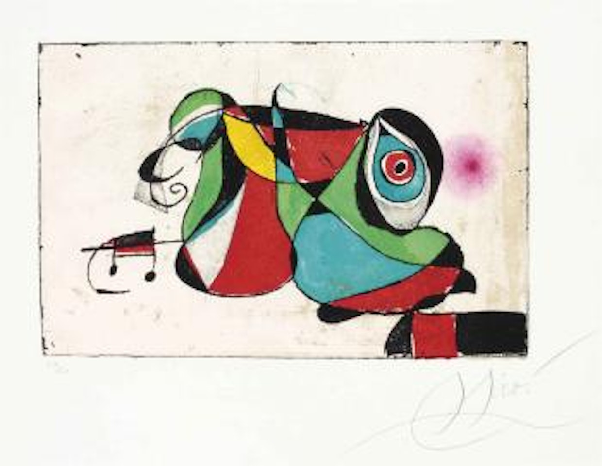 Gaudí VI (D. 1065) by Joan Miró