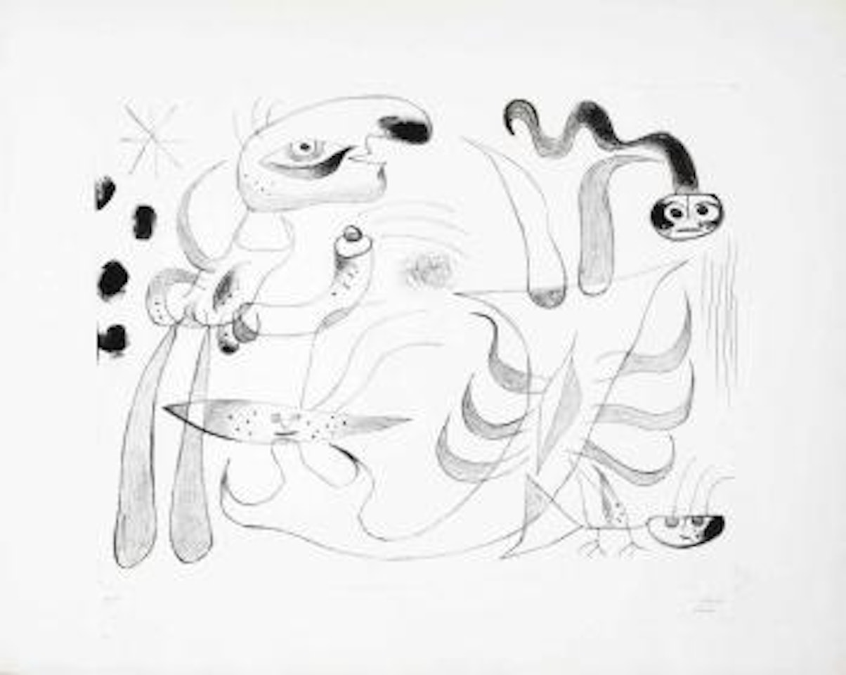 Barcelona XLIII, from Barcelona Series (Mourlot 48) by Joan Miró