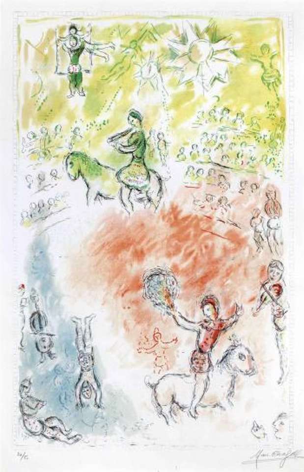 La Parade (M. 981) by Marc Chagall