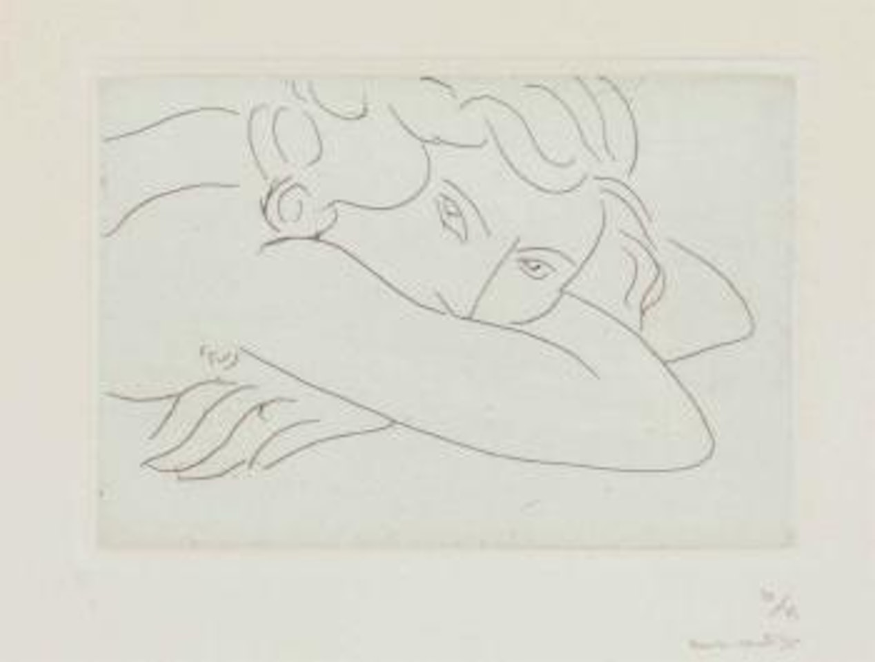 Jeune Femme le Visage enfoui dans les Bras (D. 168) by Henri Matisse